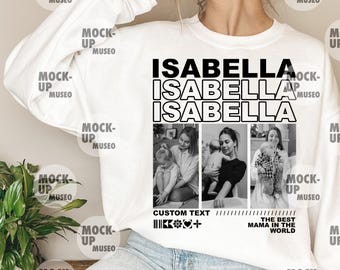 Personalized Family Photo Collage PNG: Custom Shirt Design (Digital Download)