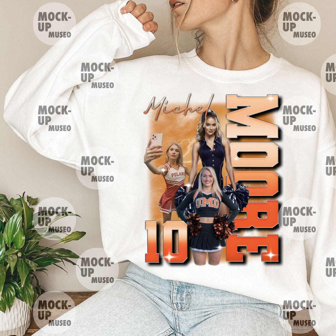 Personalized Cheer Team PNG: Custom Photo T-shirt Design (digital ...