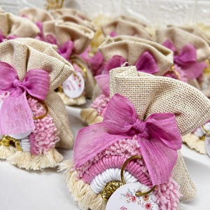 Personalized Lavender Sacs, Floral Pouch, Organic Gift Bag, Handmade Lavender Gift, Guest Gift, Personalized Lavender Sachets, wedding gift