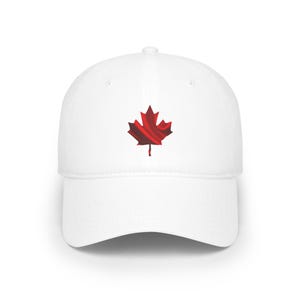 Zurückhaltende Baseballkappe - Kanada-Blatt-Hut, kanadische Flagge bestickte Kappe, Ahornblatt-Baseballkappe, Vaterländischer Hut, Kanada-Tagzubehör,