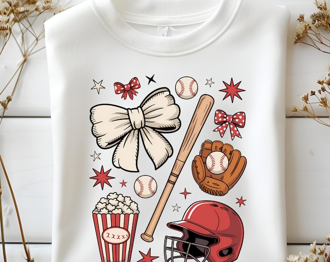 Retro Baseball Coquette Bow Png, Bow Baseball Png Sublimation, Baseball Png, Game Day Baseball Png, Coquette Baseball Png Shirt Design, png