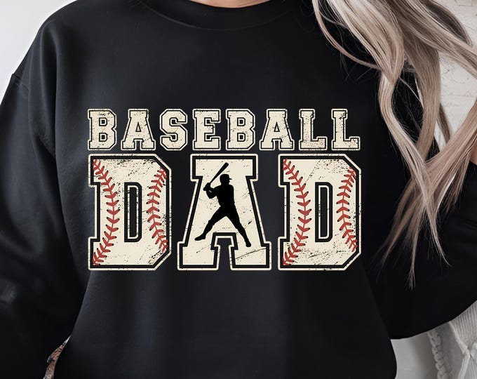 Baseball Dad PNG Files, Baseball Dad Cut Files, Baseball Dad Vector Files, Baseball Vector, Baseball Clip Art,  Baseball Shirt png, png Dad
