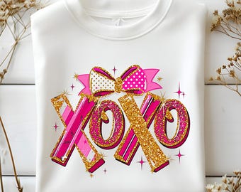 XOXO Valentinstag, Valentinstag-Shirt-Design, Kokette