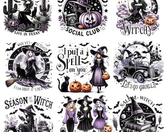 Witchy svg, witchy svg bundle, witchy t-shirt design, witchy vector file, witchy png, halloween svg, halloween png, witchy mama, black magic
