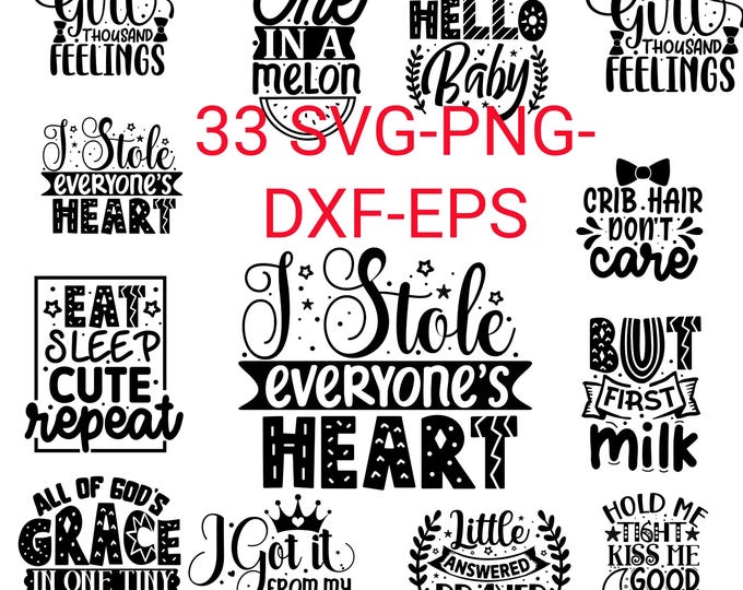 baby SVG Bundle, Baby Onesie SVG, Funny Baby svg, baby newborn svg, Newborn SVG Bundle, Baby Quote Bundle, Cute Baby Sayings svg, kids Png