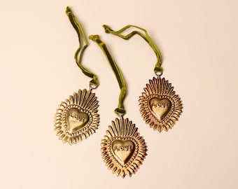 A Love Heart Ex Voto Decoration
