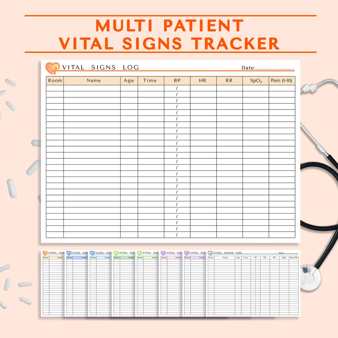 Vital Signs Log, Nursing Vitals Sheet, CNA Vitals Sheet, Patient Vitals Tracker, Vital Signs Sheet, Vitals Signs, Printable Vital Sign Paper - Etsy vital-signs-log-nursing-vitals-sheet-cna-vitals-sheet-patient-vitals-tracker-vital-signs-sheet-vitals-signs-printable-vital-sign-paper-etsy