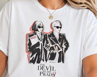 Koszulka „Diabeł ubiera się u Prady” | Koszulka z grafiką Miranda Andy Fashion