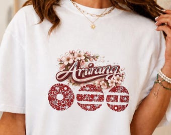 Koszulka z logo Arirang BTS, World Tour 2026, Koszulka z kwiatowym merchem, Bangtan Merch 2026, Bluza z nadrukiem koncertowym, Kpop Army, Prezent dla K-popu, Koszulki unisex K-pop