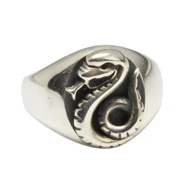 Malfoy Badge Ring, Wizard Ring, Magician Snake Ring, Magician Wizard Cosplay Jewelry, Anime Ring, Anime Jewelry, Cosplay Ring, Gift for Her