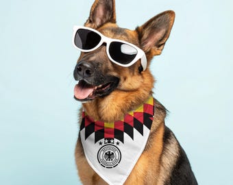 Pañuelo para mascotas de la selección alemana de fútbol ~ Artículos de fan de Jamal Musiala ~ Bufanda para perros del Mundial ~ Die Nationalelf