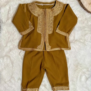 Jabador, camel colored 2-piece set image 1