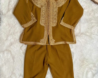 Jabador, camel colored 2-piece set