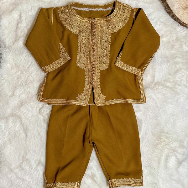 Jabador, camel colored 2-piece set