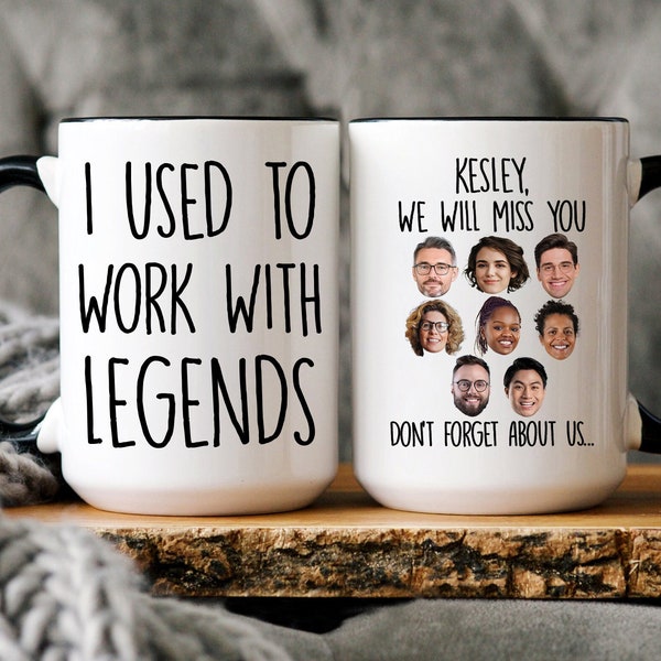 Tasse zum Ruhestand eines Kollegen, Geschenk zum Abschied für einen Kollegen, I Used To Work With Legends, Tasse zum Ruhestand, Geschenk eines Kollegen im Ruhestand, Geschenk eines Kollegen