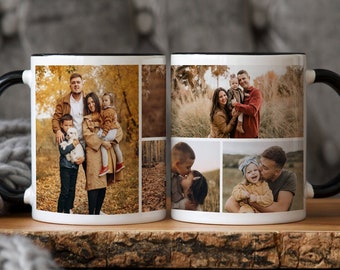 Personalized Picture Mug, Custom Photo Collage Gift, Picture Custom Mug, Anniversary Gift, Mother's Day Mug,Gift For Mom Dad Grandma Grandpa