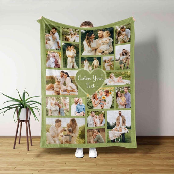 Custom Dad Blanket, Fathers Day Gift for Dad, Best Gift Ideas For Fathers, Custom Photo Blanket, Gift for Him, Blanket for Dad, Dad Gift