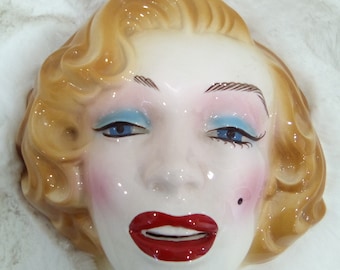 Rare 1996 Vintage Marilyn Monroe Face Bust by Clay Art San Francisco - Exquisite Collectible