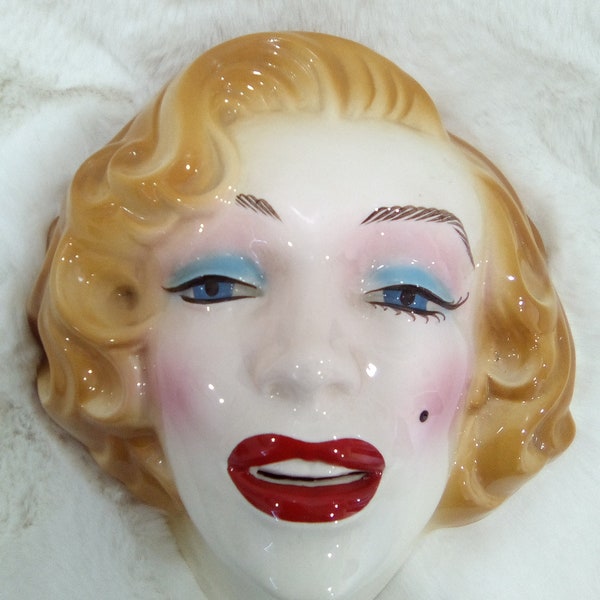 Rare 1996 Vintage Marilyn Monroe Face Bust by Clay Art San Francisco - Exquisite Collectible