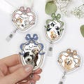 Custom Dog Badge Reel, Personalized Pet Portrait Photo Badge Reel, Nurse Badge Reel, Retractable Badge Holder, ID Badge Buddy product logo
