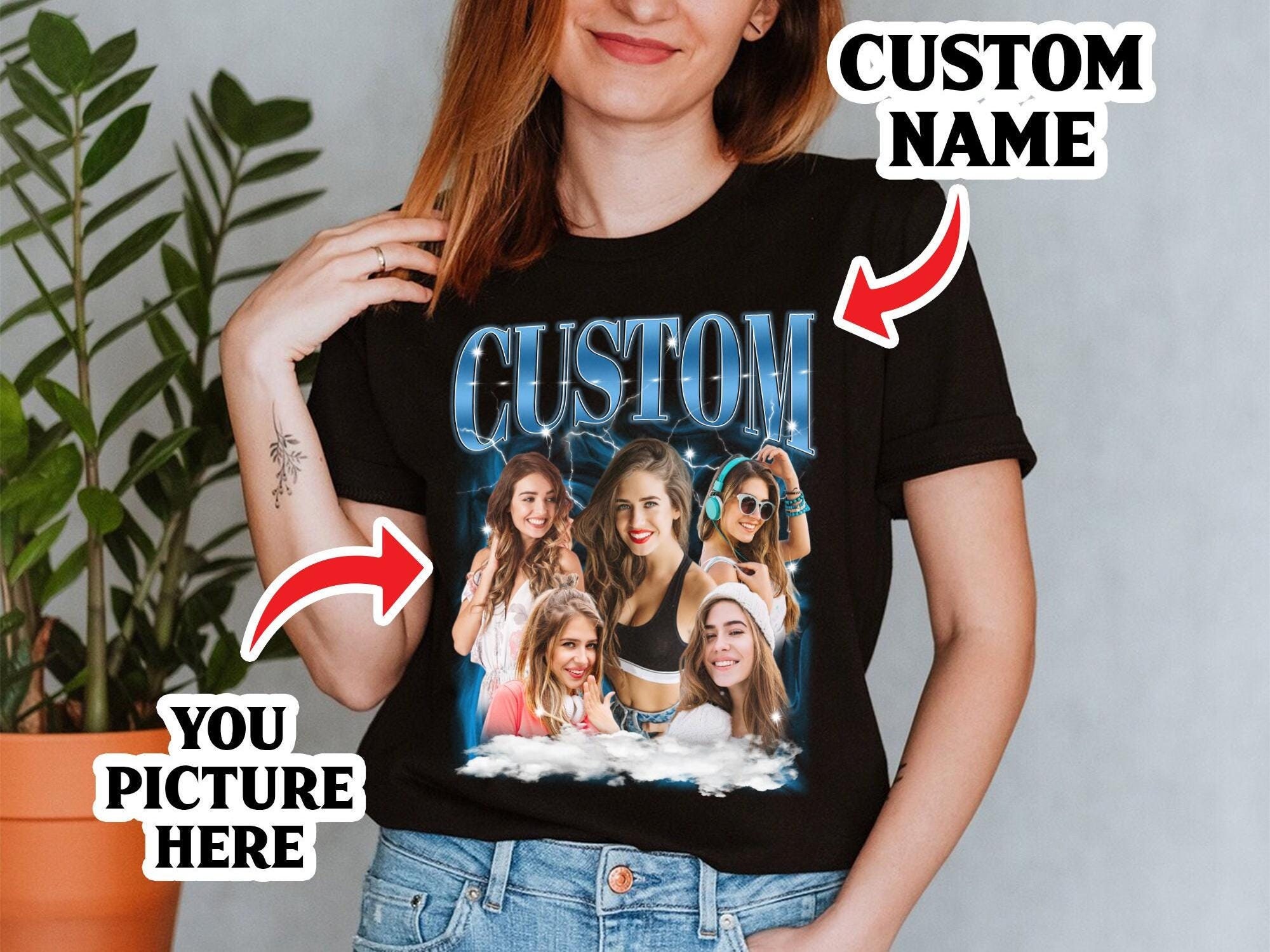 Discover Custom Bootleg Rap Shirt, Personalized Vintage Tee