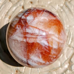 Fire Quartz Crystal Sphere