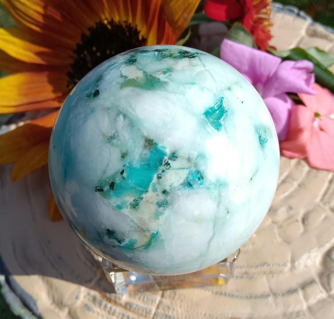 Blue Phoenix Stone Sphere: 2.25