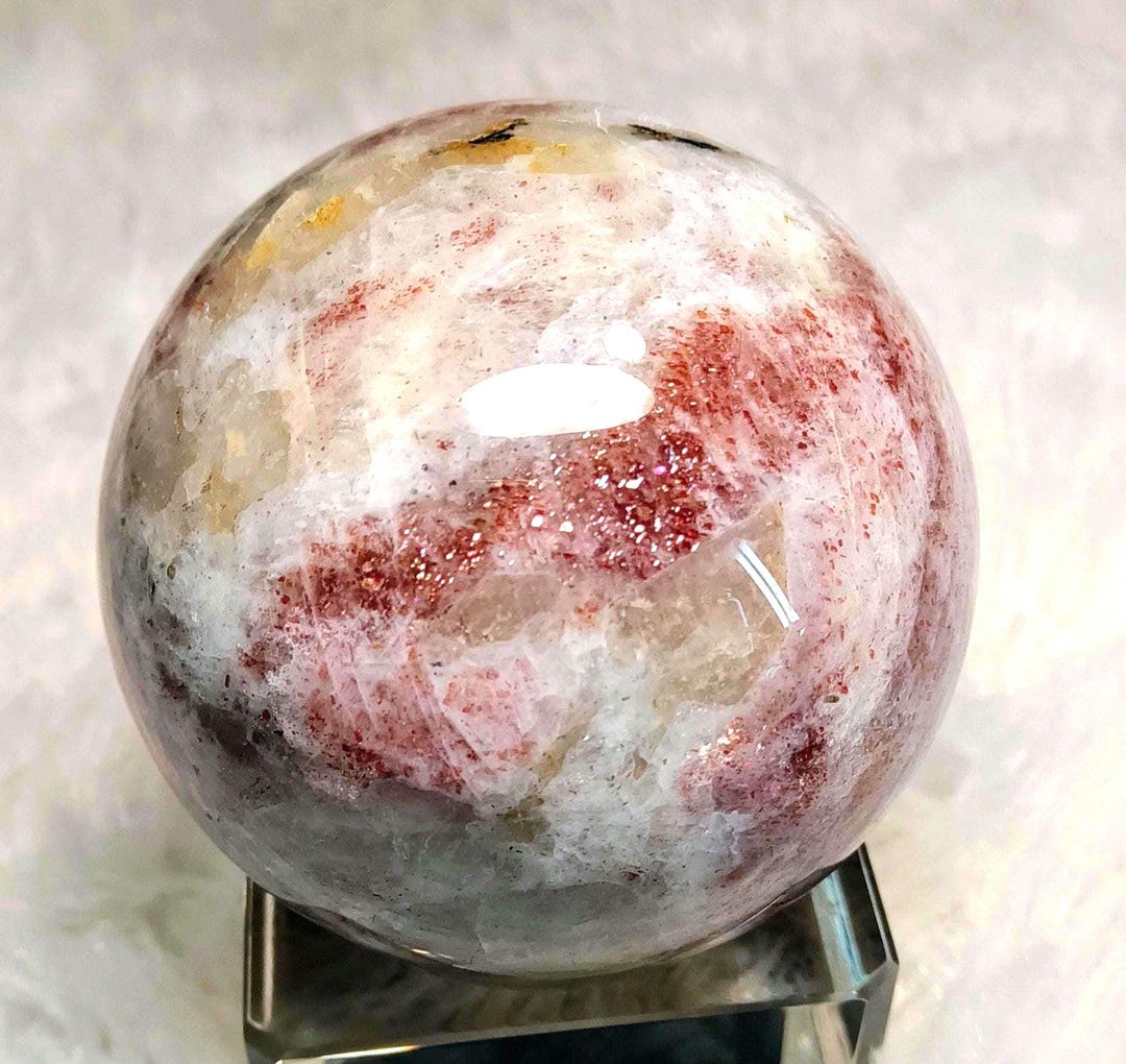 Sunstone Sparkly Sphere; 2