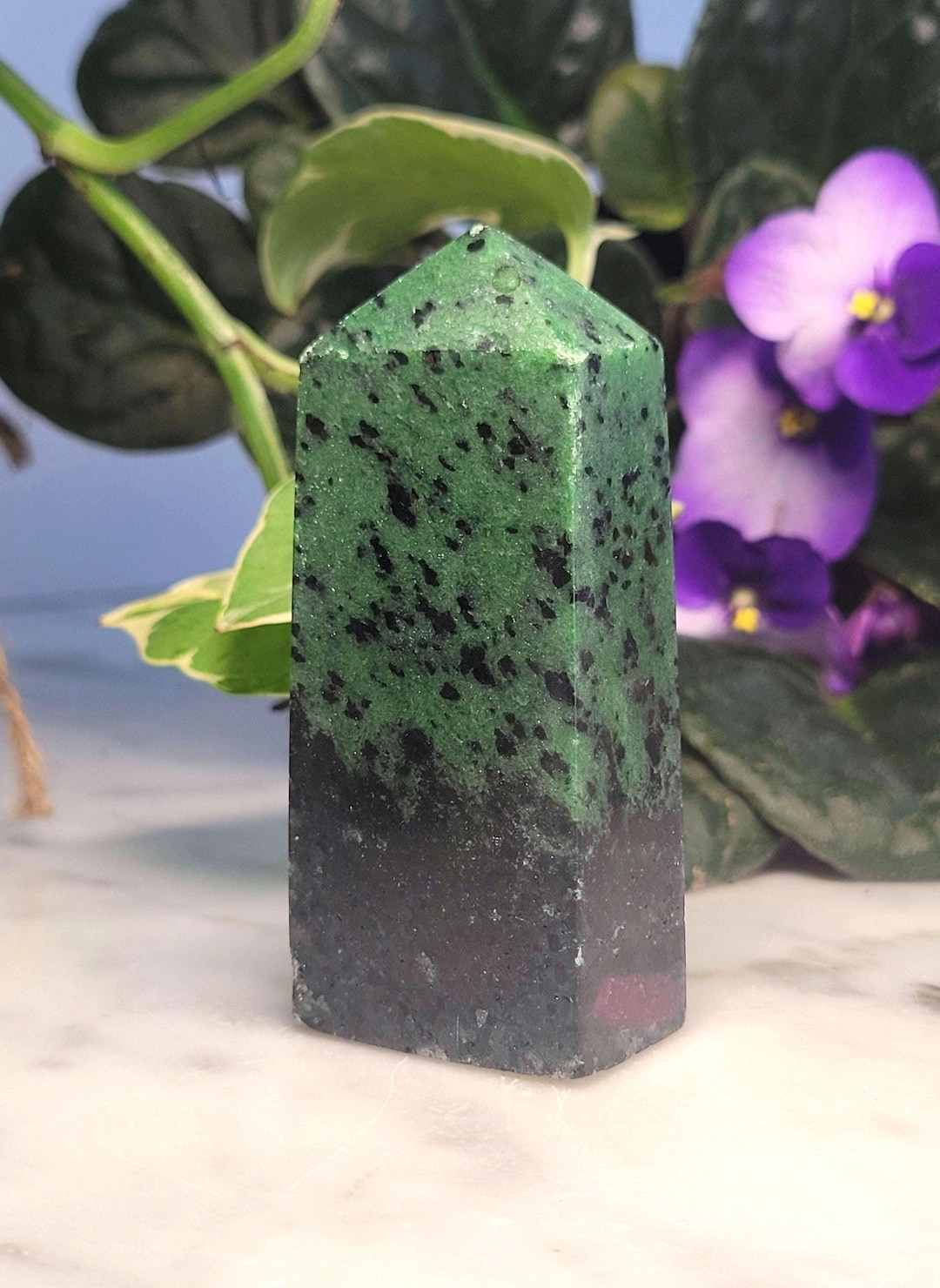 Ruby Crystal Tower Ruby Zoisite Crystal Tower: 3