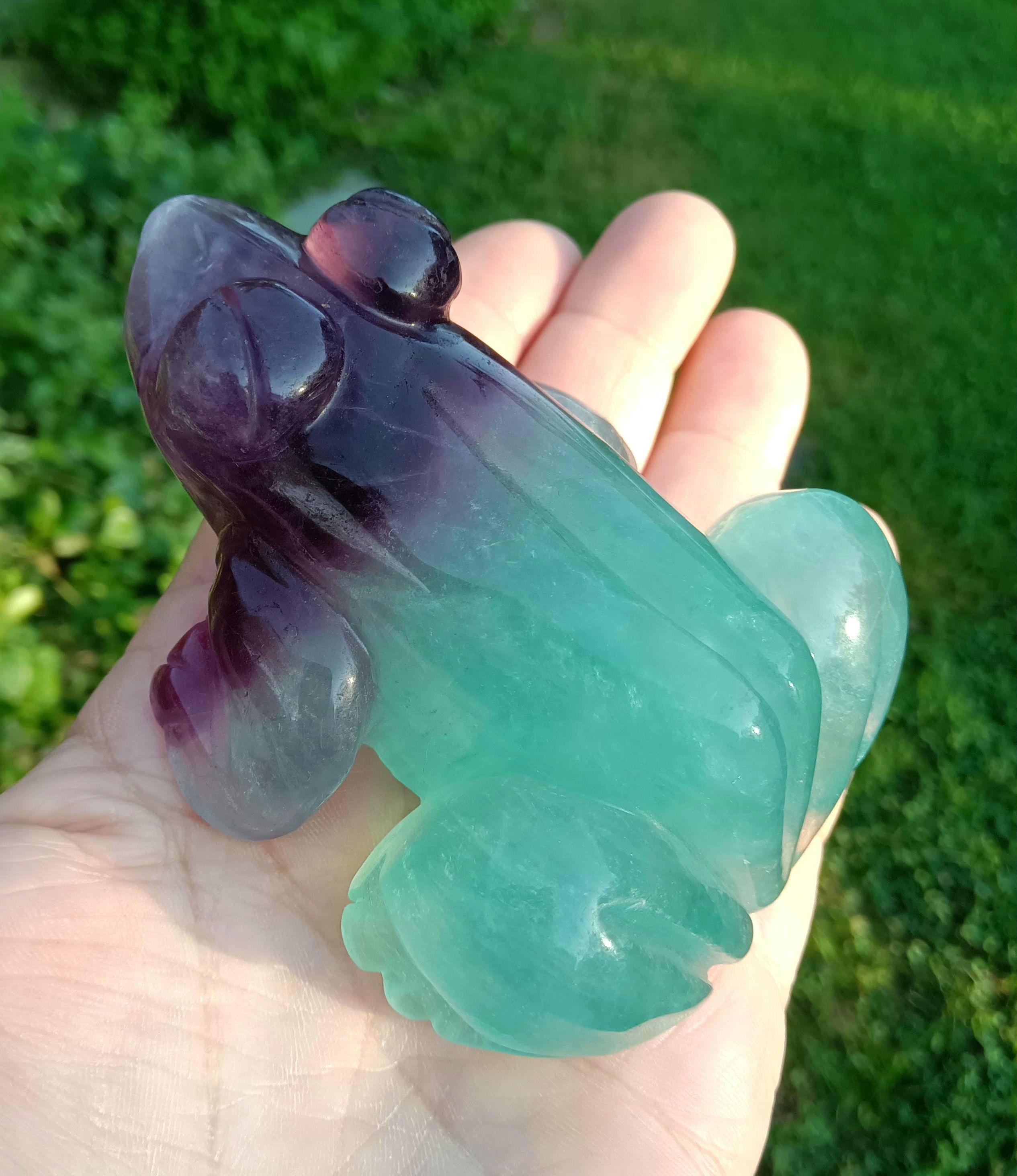 高品質パープルフローライトスフィア ジューシーカラー＆透明感◎ 高