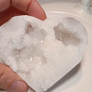 Druzy Agate Heart