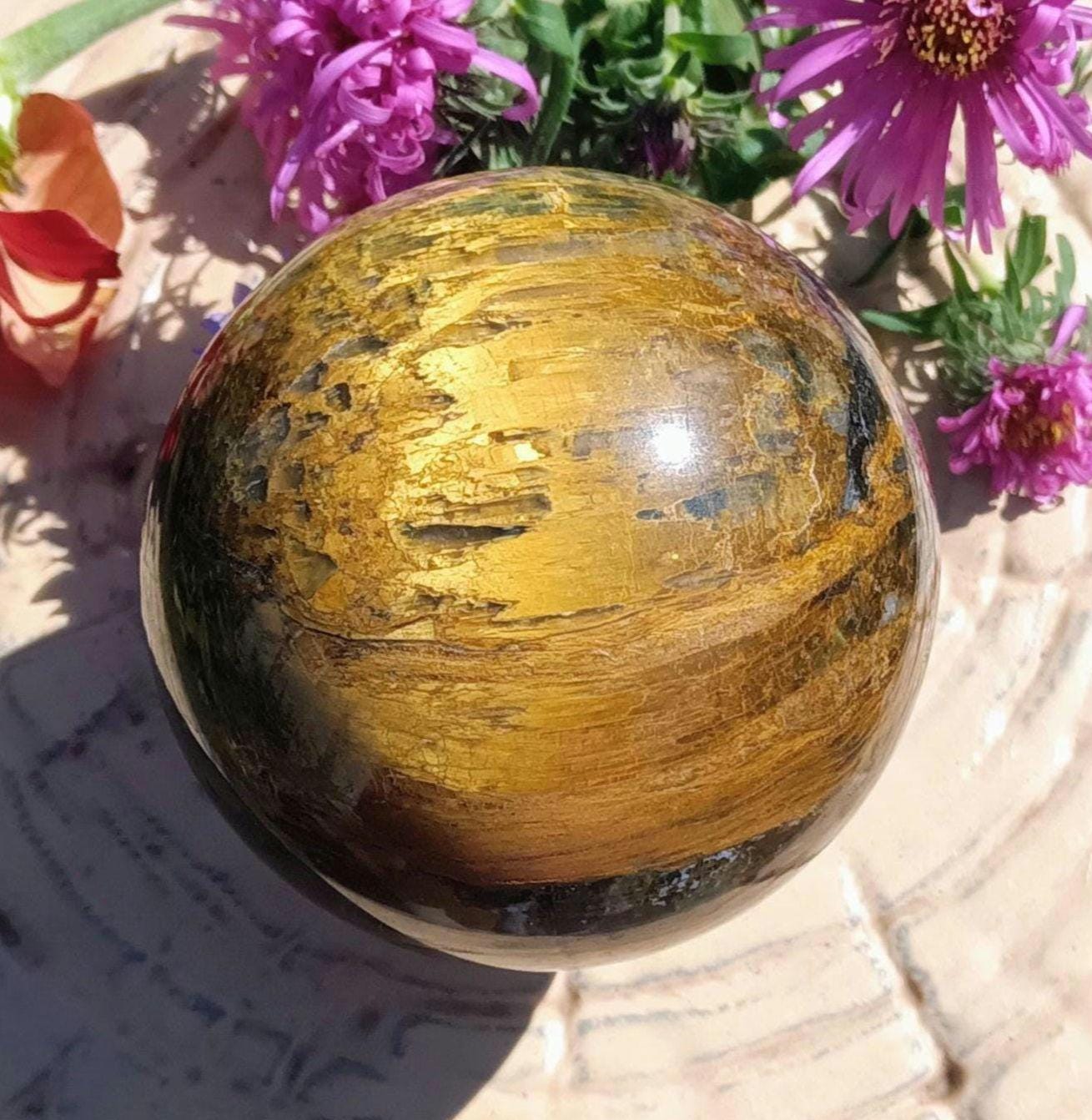 ピーターサイト スフィア; 超希少宝石 2.5 インチ - Etsy 日本