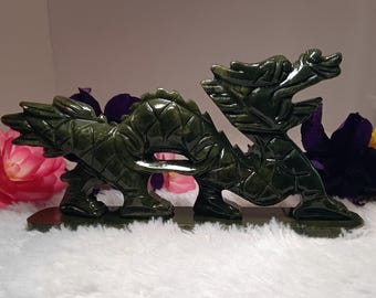 翡翠龍大彫刻 5.5インチ - Etsy 日本