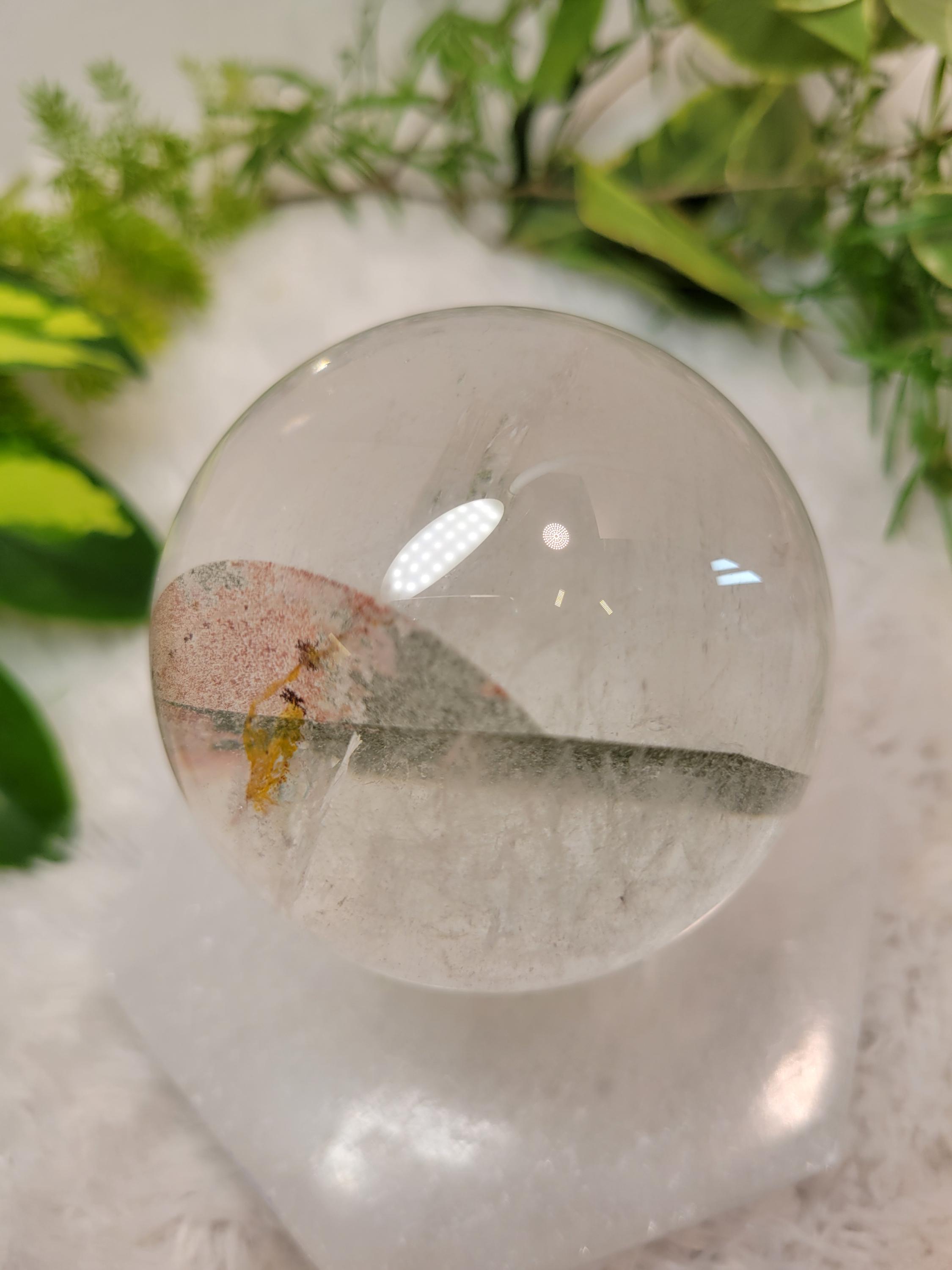 Garden Quartz Crystal Sphere: 2.5