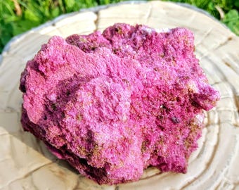 Raw natural crazy sparkly Honeycomb Ruby 3.5&quot; Statement Piece