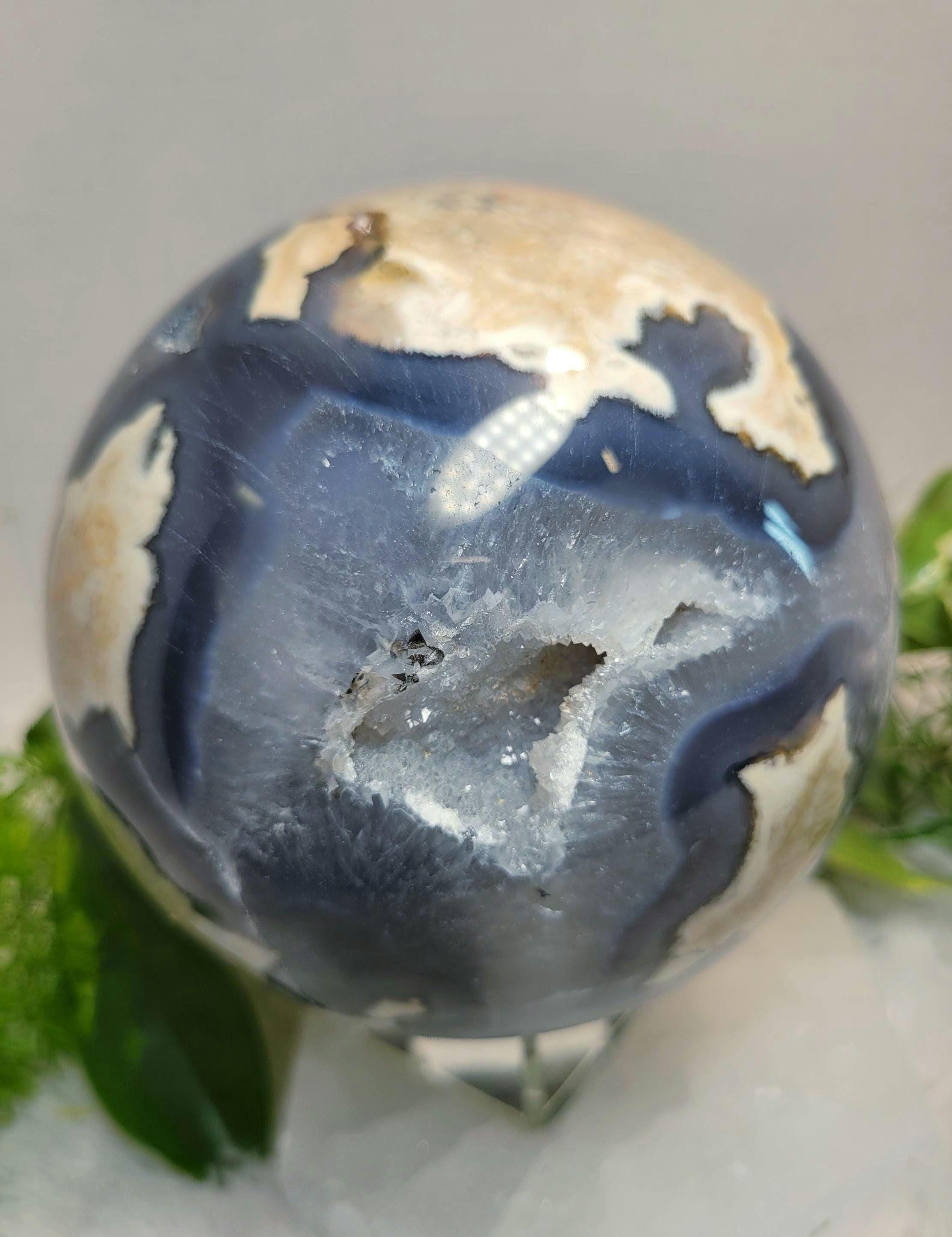 Volcano Agate Sphere: Xlarge 4.75