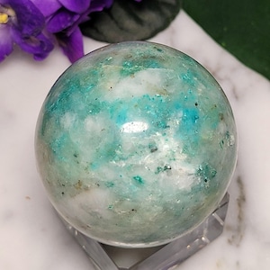 Phoenix Stone Crystal Sphere: 2.3" rare