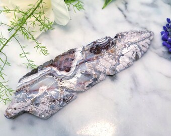 Mexican Crazy Lace Carved Polished Feather - Etsy