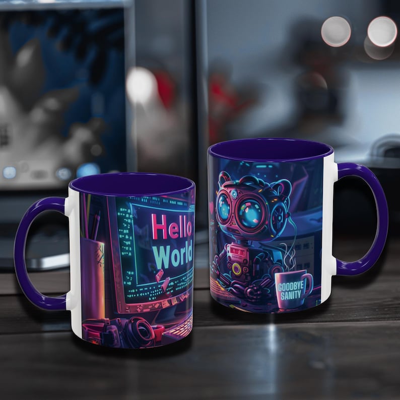 Python Programming Mug - Hello World - Developer Gift image 1