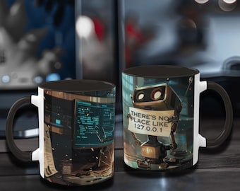 No Place Like 127.0.0.1 Mug - Network Admin Gift