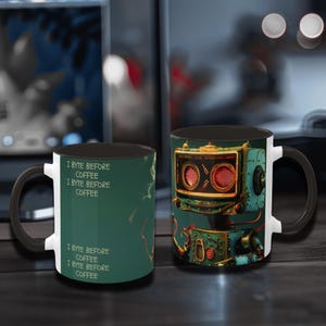 Byte Before Coffee Tech-mok - programmeergrapje cadeau