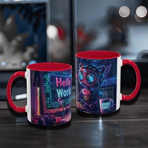 Python Programming Mug - Hello World - Developer Gift image 6