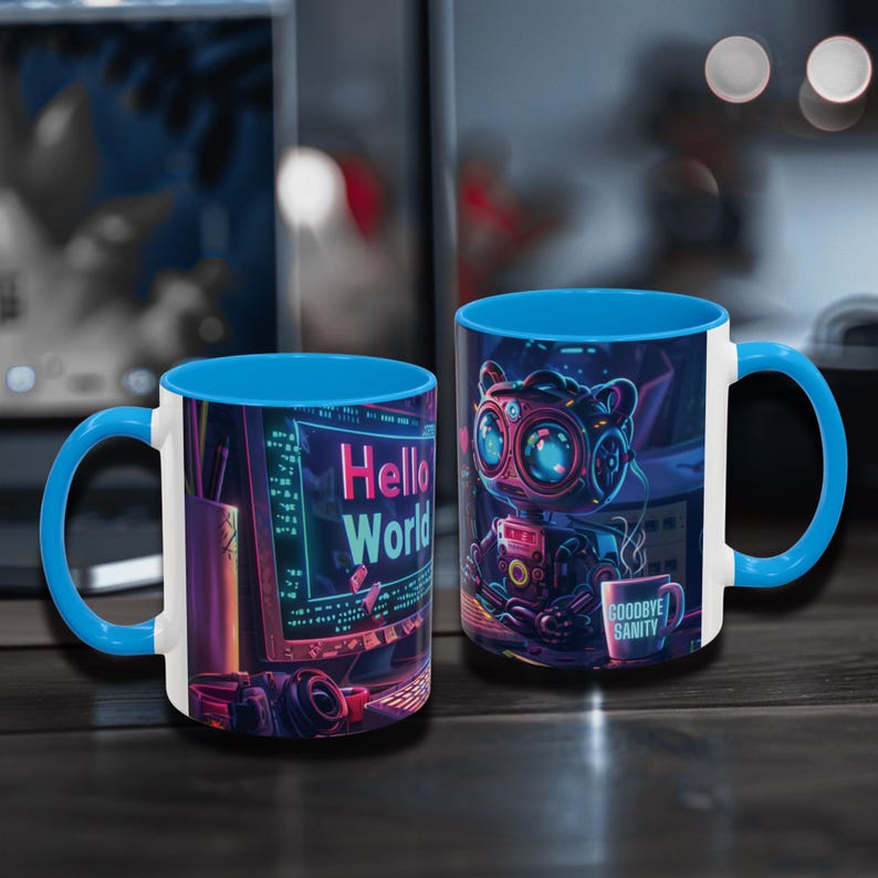 Python Programming Mug - Hello World - Developer Gift image 3