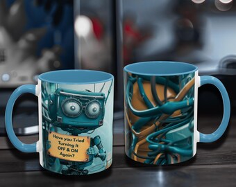 Turn It Off and On Mug - IT Support - Tech Humor