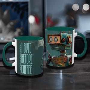 I Byte Before Coffee Mug - Programming Pun Gift