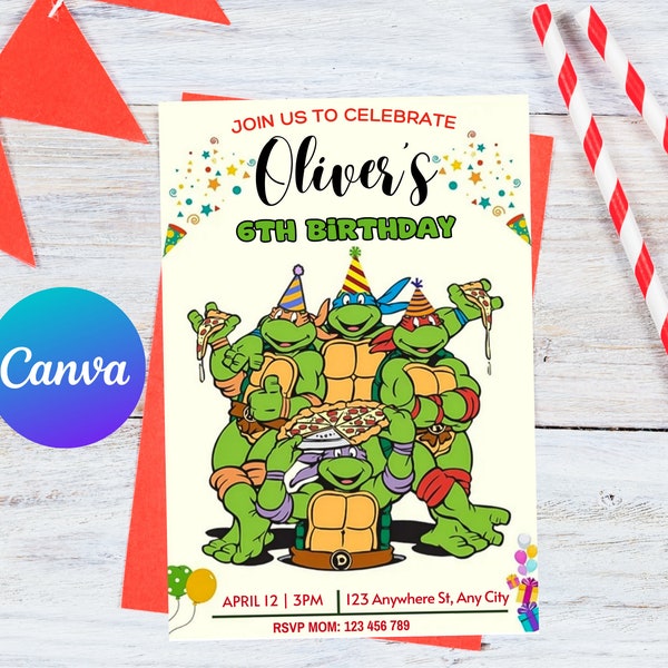 Ninja Turtles Party - Etsy