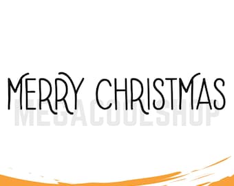 Merry Christmas Text SVG, Holiday Quote svg, Christmas Words for Cricut, Xmas SVG, Christmas svg, Christmas PNG, Christmas File