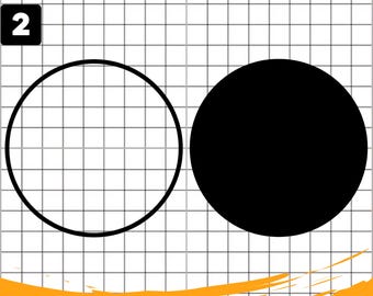 Circle Svg, Png, Dxf, Ai, Pdf | Circle Frame Svg, Black Circle, Wreath Svg | Cut files, Svg Files for Cricut, Silhouette | Digital Download