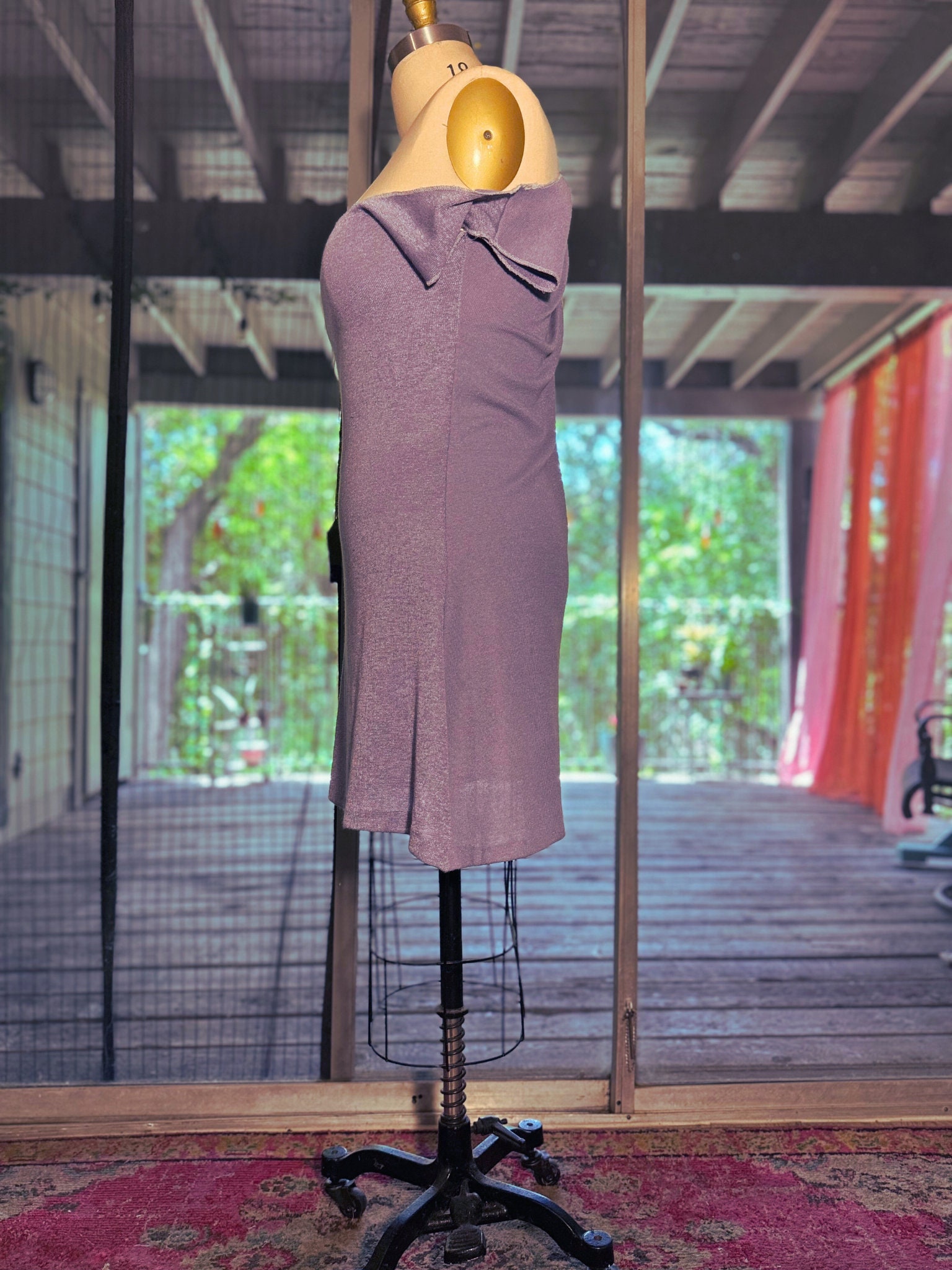 asymmetrical off shoulder sweater dress Asymmetrical Open Shoulder Sweater Dress
