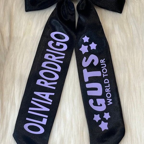 Olivia Rodrigo | Olivia Rodrigo hair bow | XL hair bow | Concert Hair Bows | Concert Accessories | Guts World Tour | Hair Accessories